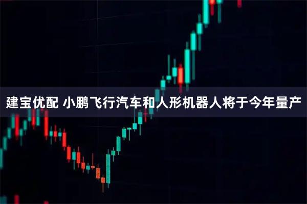 建宝优配 小鹏飞行汽车和人形机器人将于今年量产