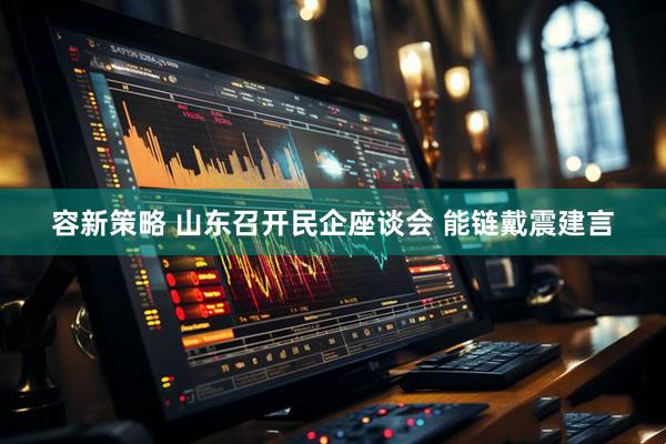 容新策略 山东召开民企座谈会 能链戴震建言