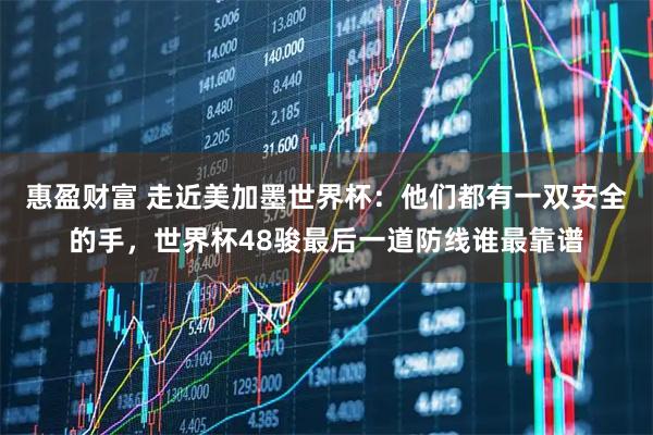 惠盈财富 走近美加墨世界杯：他们都有一双安全的手，世界杯48骏最后一道防线谁最靠谱