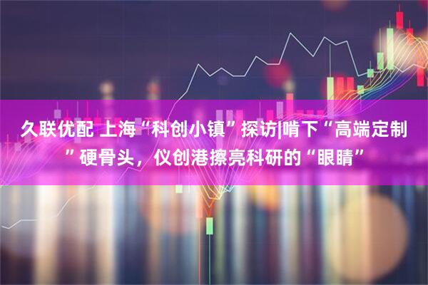 久联优配 上海“科创小镇”探访|啃下“高端定制”硬骨头，仪创港擦亮科研的“眼睛”